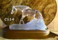 ***C114*** $ 165.00 New!!! Reining Horse sliding on WATER!!