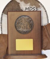 ***MDS1 *** USA made Walnut only   8x10 only $ 57.50 9x12 only $ 59.50  Check Art Work for events...Medallion Trail